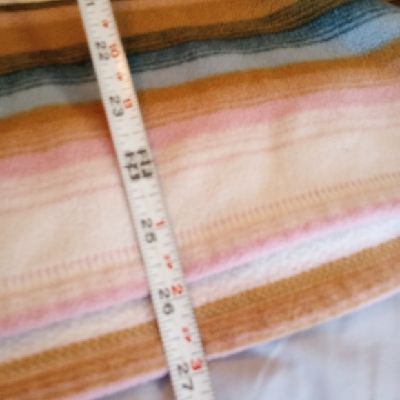 Eddie Bauer Quest Fleece 1/4 Zip Pullover Top Multicolor Striped Sweater 2X XXL - Picture 5 of 5